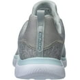 thumbnail image 3 of Women's Skechers Summits Quick Getaway Light Gray Aqua 12983/LGAQ Memory Foam, 3 of 5
