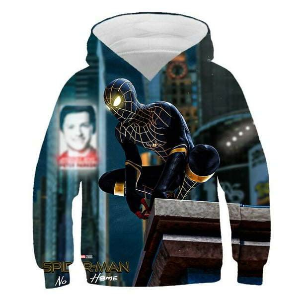 Nuevo otoño Marvel Avengers Hulk Sudadera de dibujos animados Ropa para niños Superhéroe Tops Sudaderas con capucha para bebés Niños O-cuello Ropa 2-14Y8T zhangyuxiang CONDUJO