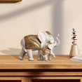 thumbnail image 2 of Estatua de de resina, adorno de colección, figurita artesanal, escultura de animales para gabinete de mesa, comedor, restaurante, decoración hijo Baoblaze Escultura de elefante, 2 of 8