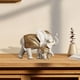 thumbnail image 2 of Colección de obras de arte de estatuillas y estatuas de elefantes creativos, esculturas decorativas de animales Madre e hijo, 2 of 9