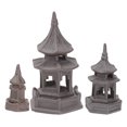 thumbnail image 1 of WEUVEB 3Pcs Home Decoration Pavilion for Garden Decor Brown, 1 of 5