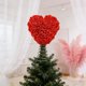 thumbnail image 1 of Adorno para la copa del árbol de espuma con rosas preservadas para San Valentín, decoraciones para San Valentín, decoración de otoño, decoración del hogar, adornos para San Valentín, 1 of 6