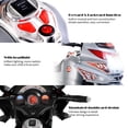 thumbnail image 4 of Costway Kids Ride On Motorcycle Powered Electric Toy Power Bicycle 3 Wheel 6V Battery, 4 of 10