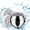Silver, variant on FEELSO Bath Filter for Tub, 10 Stages Water Filter Softens Hard Water Up to 2,500 Gallons for Healthier Skin & Hair Silver