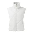 thumbnail image 5 of (clearance)IDALL Ski Pants Puffer Vest Women's Pockets Full Zip Long Sleeve Quilted Jacket Short Bubble Vest Coats Winter Jackets Womens Puffer Vest White Xl, 5 of 6