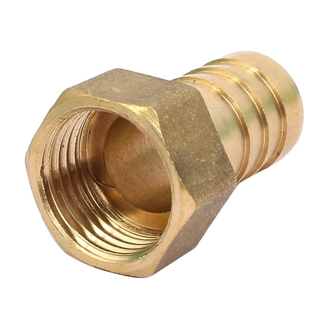 Conector adaptador de tubo con rosca hembra de 1/2 BSP y barbilla de manguera de 16 mm