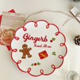 thumbnail image 1 of Christmas Ceramic Tableware Set – Santa, Christmas Tree, Gingerbread Man Plate, Water Cup & Coffee Mug for Festive Dining,1pc  Gingerbread Man Plate, 1 of 6