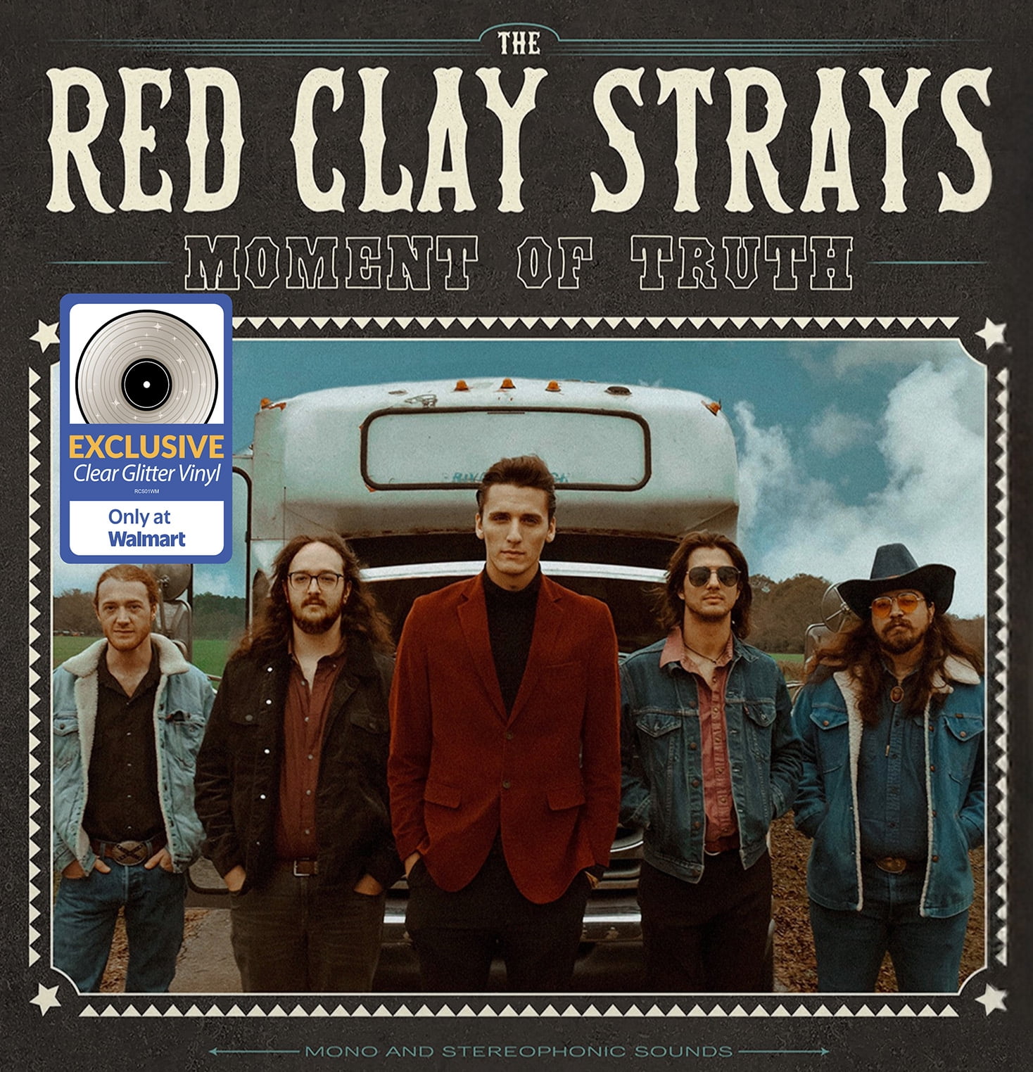 Red Clay Strays - Moment of Truth - Walmart Exclusive Tan Glitter Vinyl LP