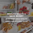 thumbnail image 4 of Chef Preserve Reusable Vacuum Sealer Bags for Food – 30 BPA-Free Small (8 x 10 in) Food Storage Bags, Freezer, Microwave – Odor-Resistant, Leak-Proof – Compatible with Chef Preserve Vacuum Sealers, 4 of 6