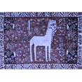 thumbnail image 1 of Ahgly Company Indoor Rectangle Animal Blue Traditional Area Rugs, 8' x 12', 1 of 4