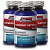 Raspberry Ketones Weight Loss - Raspberry Ketones Lean - Metabolism Booster and Fat Burner Pure Raspberry Ketones Supplement (3 Bottles 180 Ml)