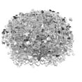 thumbnail image 2 of 10 lbs Fire Glass Rocks, 1/2 Inch, Clear, for Gas Fire Pit Table or Fireplace - Fireproof Decorative Gems, 2 of 11