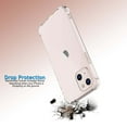 thumbnail image 4 of Njjex iPhone 13 / iPhone 13 Mini / iPhone 13 Pro Max Clear Case, Apple iPhone 13 Pro Max Mini Crystal Clear Clear Shock Absorption Technology Bumper Soft TPU Cover Case -Clear, 4 of 10