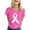 Hot Pink, variant on Cancer Shirt Women Cancer Awareness Pink Ribbon Cancer Awareness T-Shirt Cancer Survivor Inspirational Short Sleeve Tops (Pink, M)