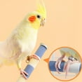 thumbnail image 6 of WINDLAND Ceramics Bird Perch Stand Grinding Scratcher with Suction Cup Perch for Parrots Parakeets Toy Window Wall Mount, 6 of 19