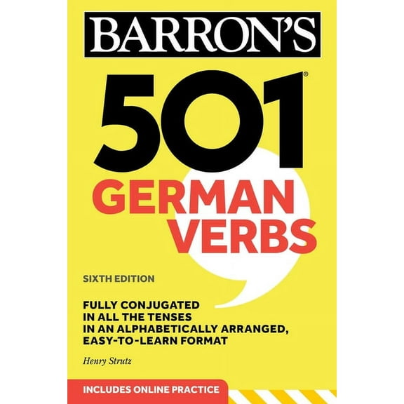 Barron's 501 Verbs 501 German Verbs, Sixth Edition, (Paperback)