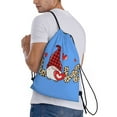thumbnail image 3 of Easygdp Love Gnomes Drawstring Backpack, Beach Sackpack, Travel Sackpack Lightweight for Sports, Gym, Travel, Swimming - Small, 3 of 9