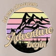 thumbnail image 6 of Wild Bobby Let Our Classroom Adventure Begin Mountain Sunset Light Colors Pop Culture Men Tee, Sandstone, Large, 6 of 6
