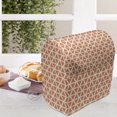 thumbnail image 3 of Orange Stand Mixer Cover, Groovy Soft Toned Vintage Geometric Triangles Skewed Squares Tile, Kitchen Appliance Organizer Bag Cover with Pockets, 5 Quarts, Pale Orange Ivory, by Ambesonne, 3 of 4