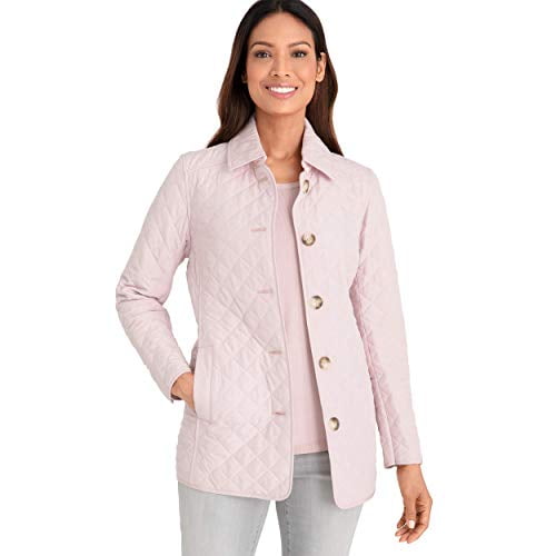 Quilted Pointed Collar Classic Fit 