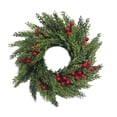 thumbnail image 3 of FVDPWYE Christmas Door Wreath Hanging Red Berry for Outdoor Indoor Front Door Garden Green, 3 of 9