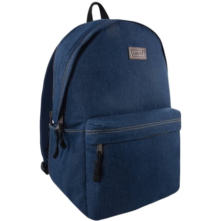 Levi's 17" Denim Backpack with Laptop Sleeve, Denim Blue Del Rey