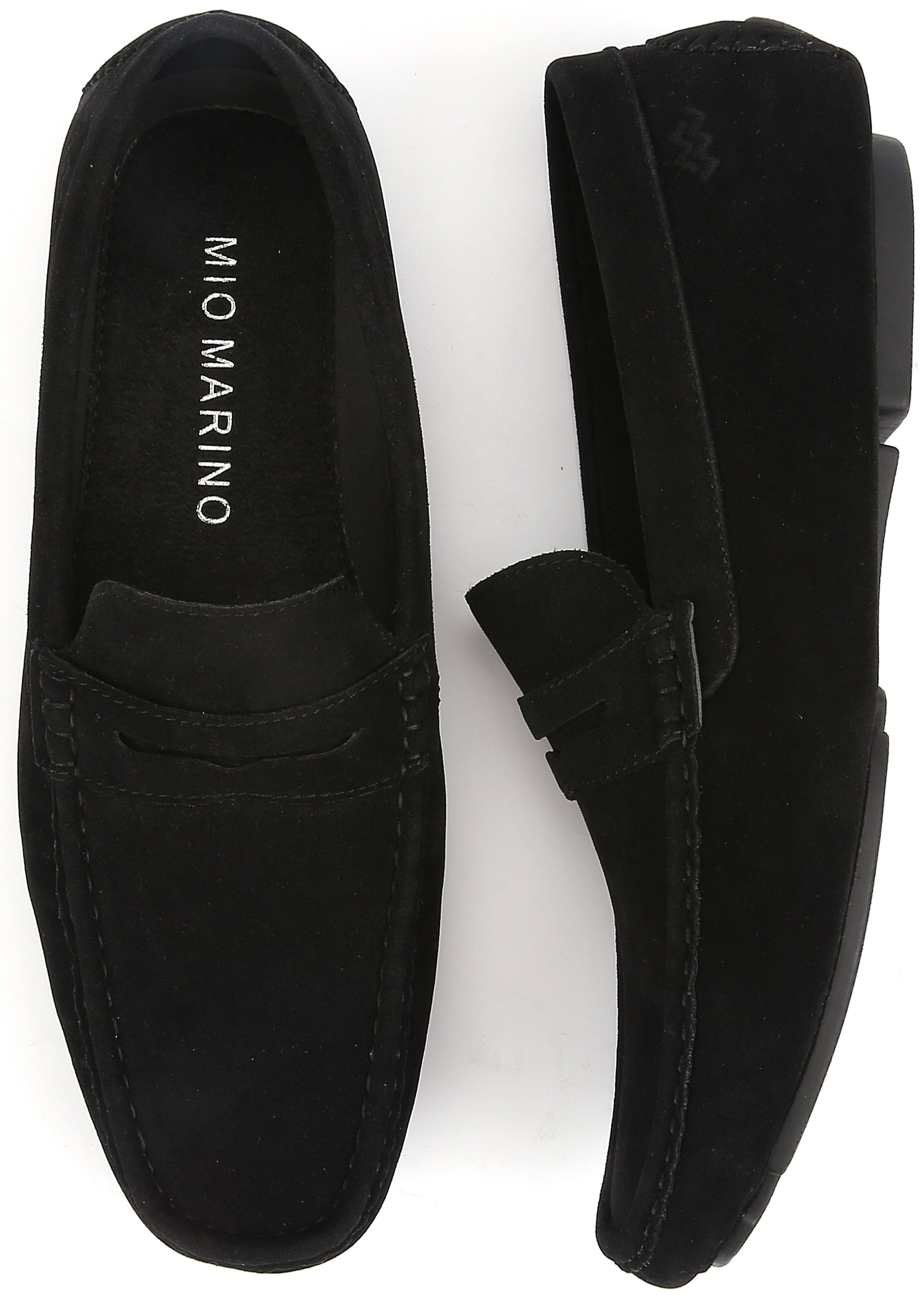 Mio Marino Threaded Band Suede Loafers for Men - Walmart.com