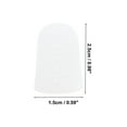 thumbnail image 2 of Unique Bargains 2 Pcs Breathable Toe Protector Prevent Pain for Corns Blisters XS White SEBS, 2 of 5