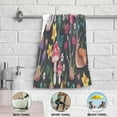 thumbnail image 6 of Dreamtimes Colorful Flowers Ladybugs 2 pcs Hand Towels Set, Soft Lightweight Highly Absorbent Towel for Bathroom Toilet Kitchen Beach 28.3x14.4in, 6 of 7