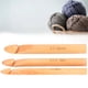 thumbnail image 4 of Knitting Needles, Smooth Fine Bamboo Crochet Hook Portable Comfortable  For Sweaters For Gloves For Housewives For Family Members ANGGREK Blanco, 4 of 8