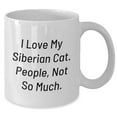 thumbnail image 2 of Amangny I Love My Siberian Cat Gifts from Friends and Family, Funny White Coffee Mug for Valentine's Day, 2 of 6
