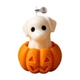 thumbnail image 2 of Summercome Halloween Ghost Dog Candles, Novelty Cute Votive for Fall Decor Thanksgiving, Smokeless Pumpkin Scented Tealight, Halloween Party, Pumpkin Candles, 2 of 6
