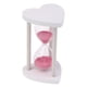 thumbnail image 5 of Temporizador de Arena Rosa Perfecl Reloj de Arena 30 Minutos con Marco de Madera en Corazón, 5 of 8