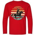 thumbnail image 3 of Inktastic Rodeo Team Roping Cowboy Long Sleeve Youth T-Shirt, 3 of 5