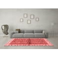 thumbnail image 3 of Ahgly Company Indoor Square Oriental Red Traditional Area Rugs, 4' Square, 3 of 4