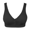 thumbnail image 3 of Everyday Bras for Women Women Bras plus Size Front Hook Sports Bras Packs Pads for Sports Bras for Women Running Sports Bras Womens Workout Sports Bras Women Bras plus Size Pack Womens Bras Black 36, 3 of 3