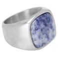 thumbnail image 3 of Anillo de acero inoxidable,Anillo de acero inoxidable Anillo clásico Anillo masculino Características mejoradas, 3 of 12