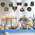 thumbnail image 4 of Art Craft Kit BeYuMi 64 tarjetas rasca y gana con forma de arcoíris de Hanukkah, 4 of 6