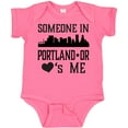 thumbnail image 3 of Inktastic Portland Oregon Someone Loves Me Skyline Boys or Girls Baby Bodysuit, 3 of 5