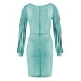 thumbnail image 3 of Ketyyh-chn99 Robes Élégantes pour Femmes Robe de Mariage Fête Robes Dos Nu pour Femmes Robes de Soirée Robe Longue Vert,TG, 3 of 4