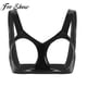 thumbnail image 2 of Womens Sexy Exposed Nipples Bra Top Hollow Out Lingerie Wet Look Faux Leather Sleeveless Open Cups Crop Vest Underwear NightwearXXL Gong Bohan LED, 2 of 2