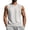 Gray, variant on Lopecy-Sta Men Tank Tops Crew Neck Geometric Stitch Rivet Decor Sleeveless Streetwear Loose Casual Workout Shirts