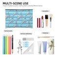 thumbnail image 5 of Fotbe Dolphin Reusable Cosmetic Bag Makeup Bag for Women Large Travel Cosmetic Pouch Girls' Make Up Organizer, 5 of 8