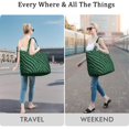 thumbnail image 5 of 22 Inch Oversized Travel Bag Lightweight Canvas Weekender Duffel with Multi Pockets, Animal Print, 5 of 5