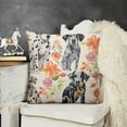 thumbnail image 2 of SHANXI Square Throw Pillow Covers Colorful Flowers Pillow Cases Decorative for Home Bedroom Sofa Floral Seamless Pattern Design Pillowcases Standard Size 22x22in, 2 of 5