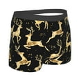 thumbnail image 3 of Junzan Christmas Gold Deers Mens Underwear Boxer Briefs For Men’s - Xx-Large, 3 of 9