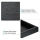 thumbnail image 3 of Uxcell 9" Square Wood Serving Tray Decorative Platter Home Kitchen Candle, Black, 3 of 5