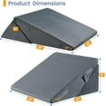 thumbnail image 2 of Wedge Pillows for Adult Adjustable Bed Wedge Pillow for Post Surgery Triangle Pillow Headboard with Bolster Cushion for Sleeping Acid Reflux Neck & Back Support and Dark G, 2 of 9