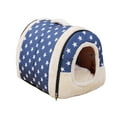 thumbnail image 2 of SPRING PARK Modern Pet Dog Cat Portable House Puppy Folding Kennel Nest Bed Warm Cushion, 2 of 7