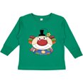 thumbnail image 3 of Inktastic Big Clown Face Boys or Girls Long Sleeve Toddler T-Shirt, 3 of 5